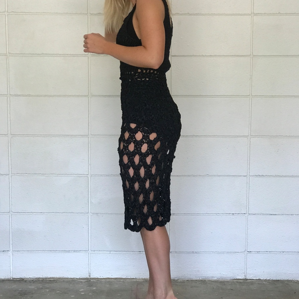 Vintage Midi Crochet Dress - Picture 6 of 6